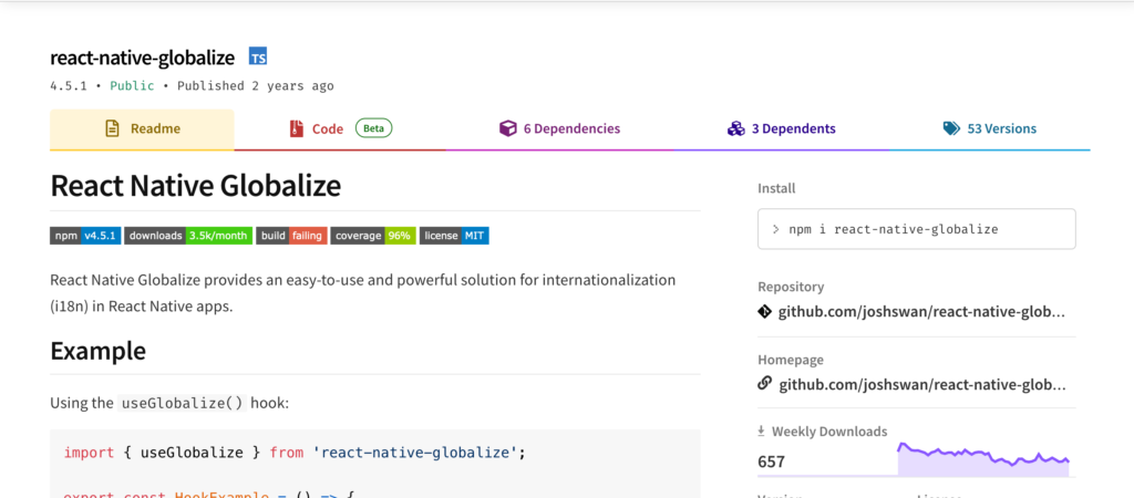 React-native-Globalize